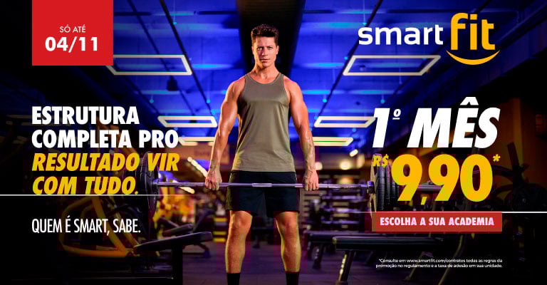 1º mês R$ 9.90, só até 04/Nov