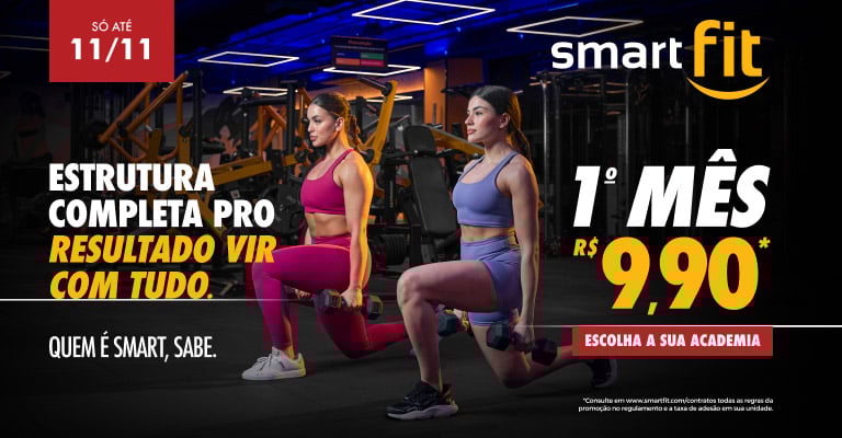 1º mês R$ 9.90, só até 11/Nov