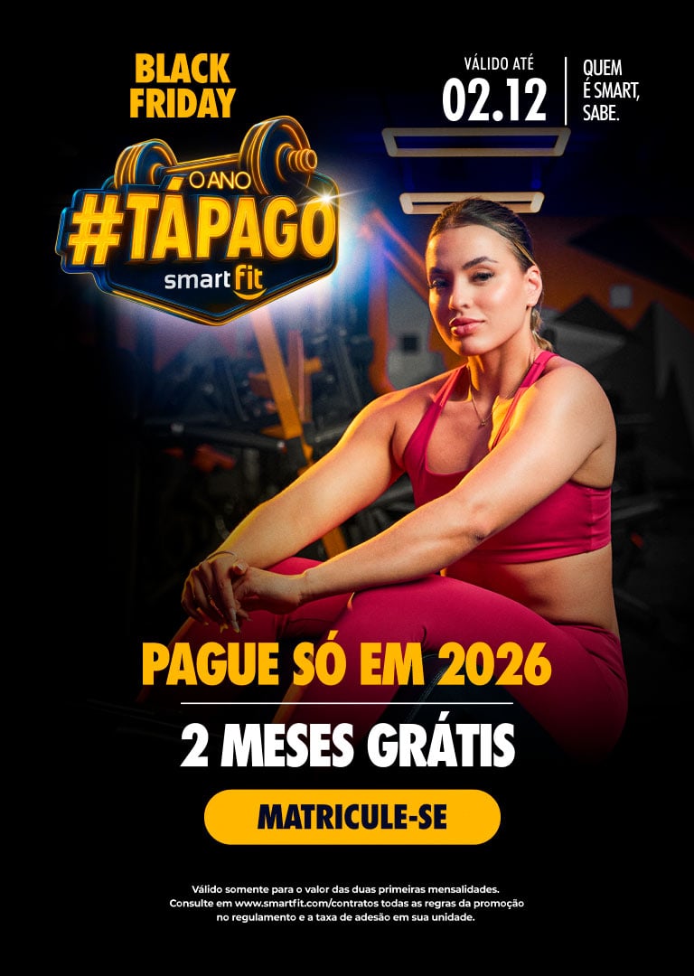Black Friday: Duas Primeiras Mensalidades Grátis*, só até 02/Dez