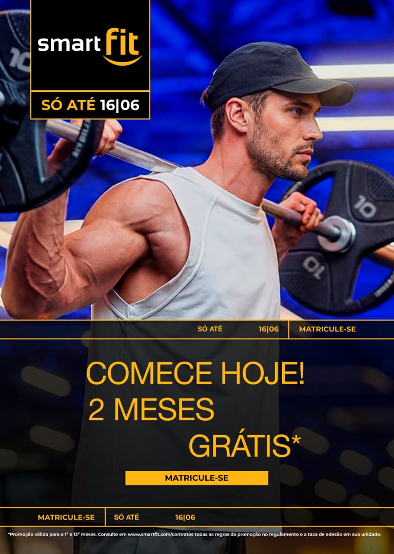 2 Meses Grátis (1º e 13º) + Camisa Grátis