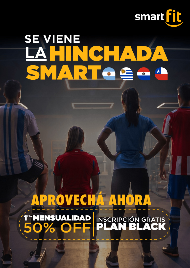 Tu 1era mensualidad con 50% Off - Hinchada Smart