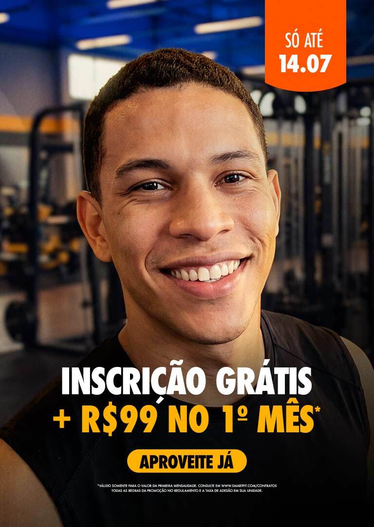 Só até 14/07 : 1º Mês R$ 99 + Adesão Grátis