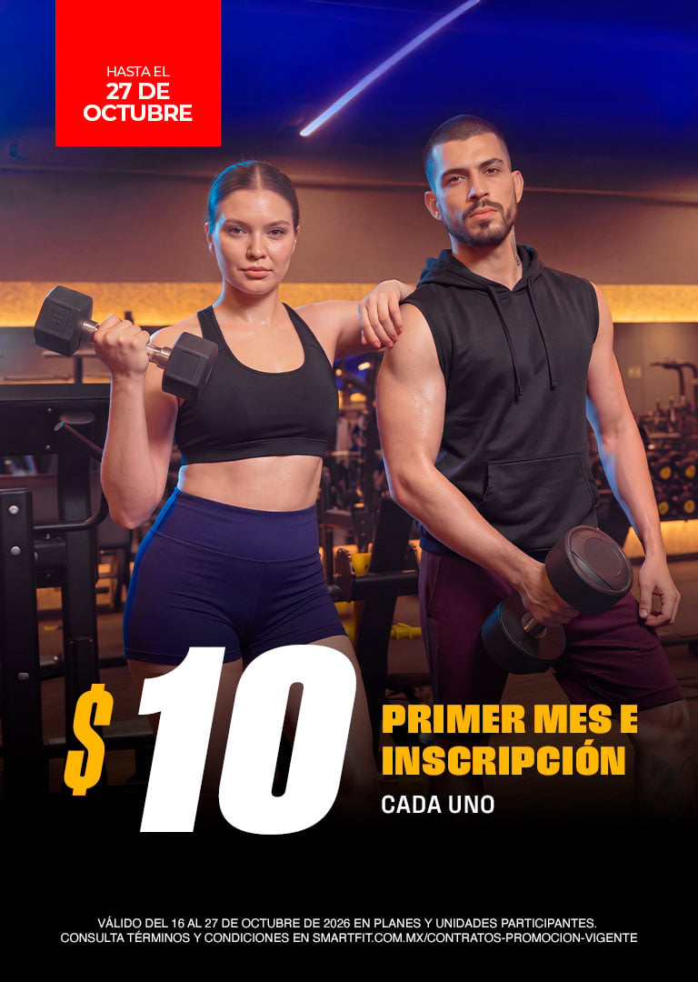 Inscripción y 1er Mes $10